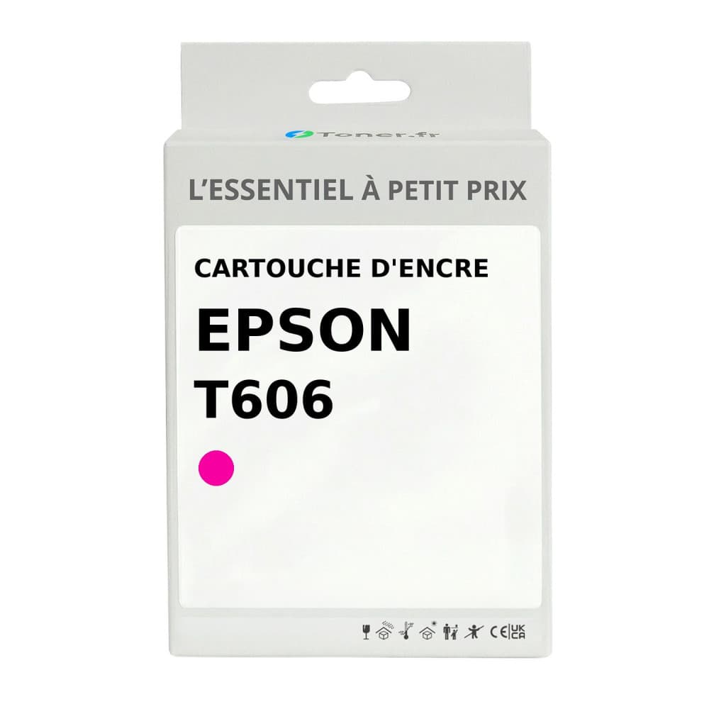 Cartouche d'encre compatible Epson T606 Magenta clair