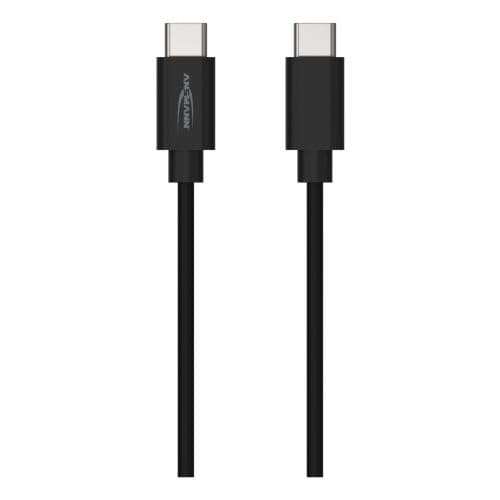 Câble de données et de chargement USB Type-C vers Type-C Ansmann, 2 mètres
