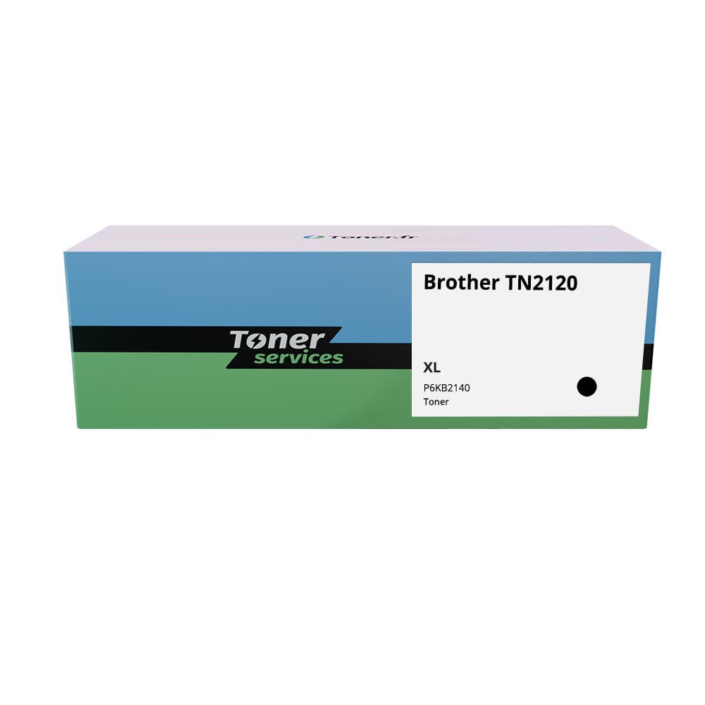 Pack de 6 toners compatible Brother TN2120 Noir